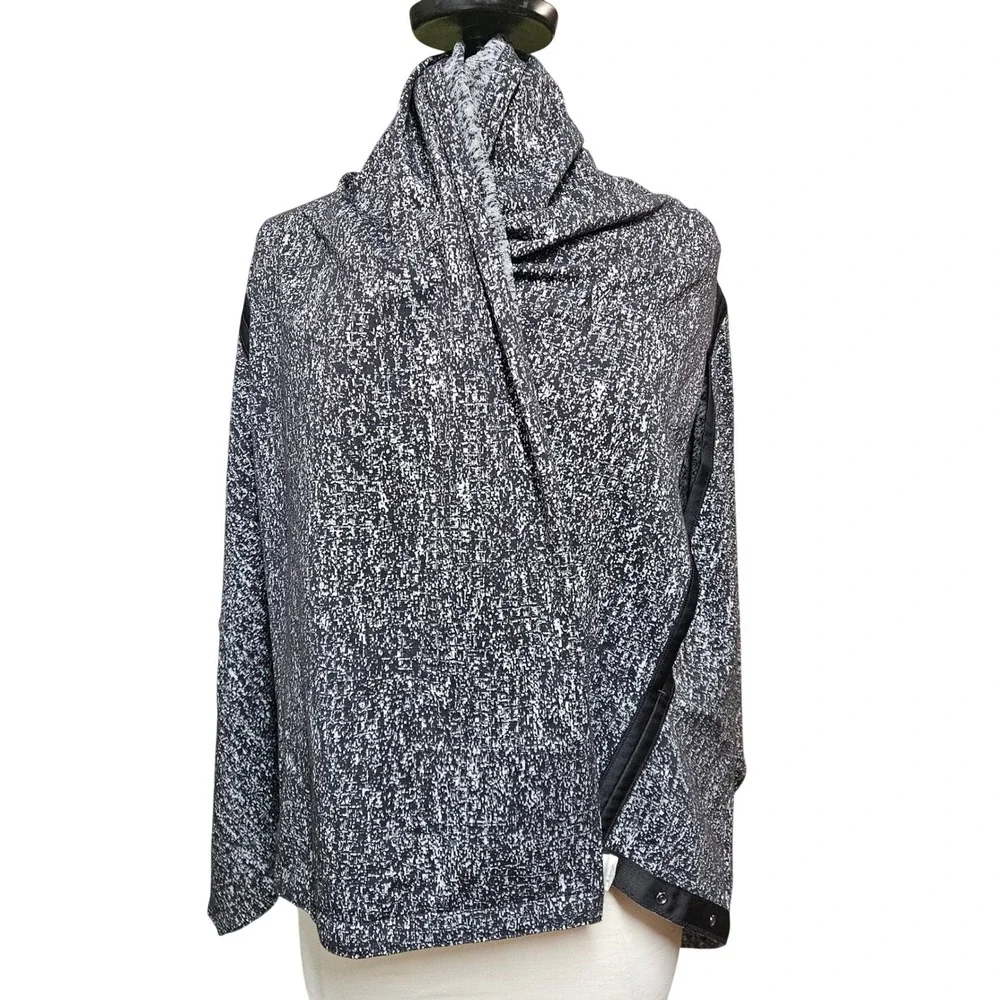 Lululemon Vinyasa Wrap Black White Heathered